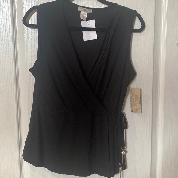 Ivy Ridge Sz M black Rap front top NWT - Picture 1 of 5